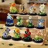 Creative Building Blocks Eternal Flower Bouquet Assembly Blocks Mini Brick Valentine's Day Birthday Gift Kids Toys