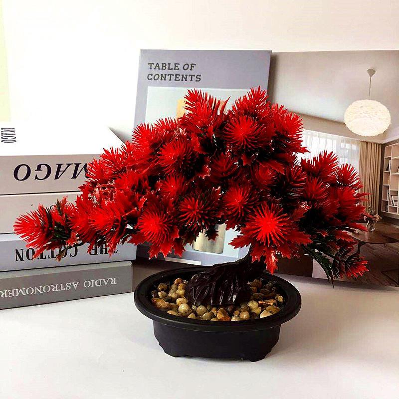 Simulated Pinus Plastics Hwangshanensis Artificial Green Plants Plants Potted