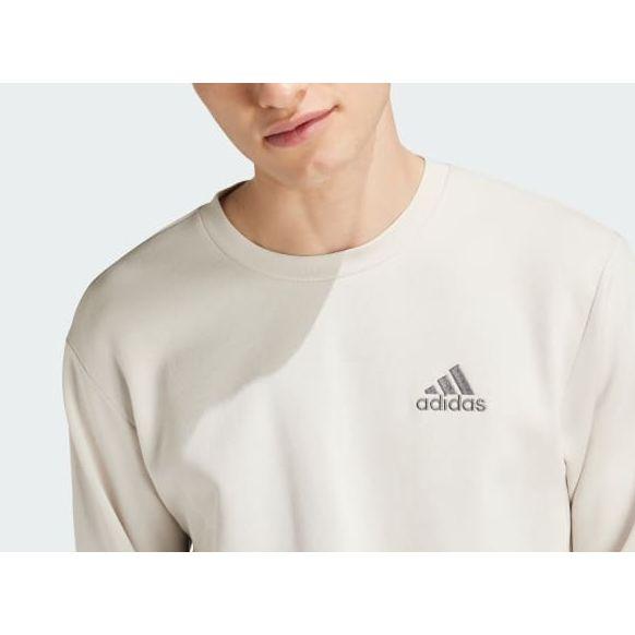 Adidas Feelcozy Essentials Fleece Sweatshirt Men Sweatshirt Aluminum IY9082