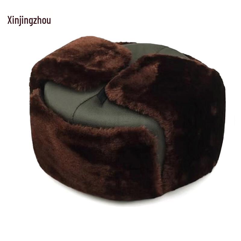 Утепленная ветрозащитная шапка-ушанка