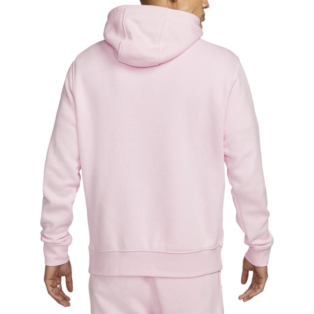 Nike Sportovní oblečení Club Solid Měkká Pohodlná Mikina přes hlavu Unisex Mikiny Světle růžová BV2654-663