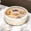 Candy Nuts Storage Serving Tray Multi Section Design Clear Lid Snacks Fruit Platter Organizers For Living Room Decors