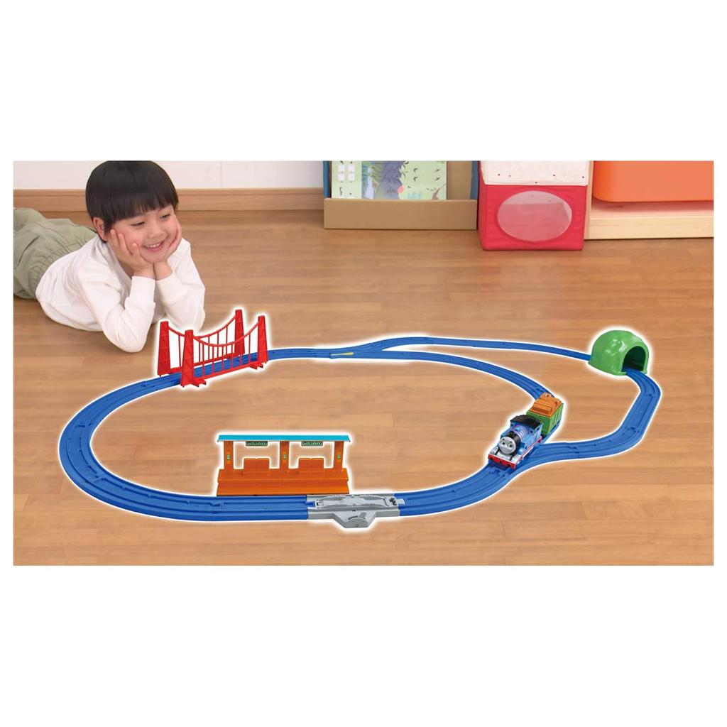 Plarail Look Talking Thomas and My Sodor Island Set Thomas Around!