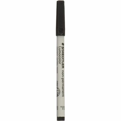 Staedtler Mars Lumocolor Nonpermanent Markers, Fine Point Black (10Pack)