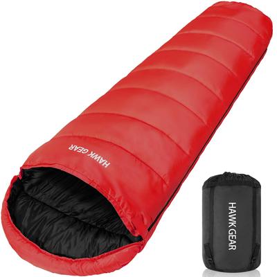 World Sports Online Sleeping Perfect for Outdoor Simple [HAWK GEAR] Mummy-Style Bag, Camping, Activities, -15°C Cold-Resistant, Waterproof, All-Season