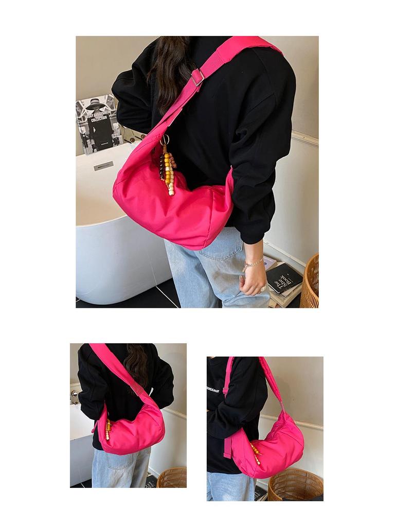 Women's Retro Minimalist Crossbody Dumpling Bag - High-End Commuter Fashion Shoulder Bag