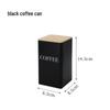 In-Stock Minimalist Metal Tea Caddy with Bamboo Lid for Snacks, Coffee, and Candy Storage