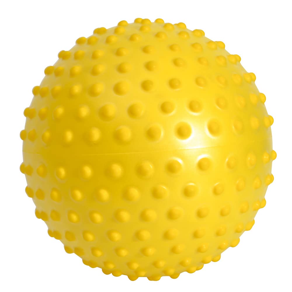 Gymnic Tactile Ball 10 Diameter 10cm (2 Pieces) [Balance Ball] Yellow,