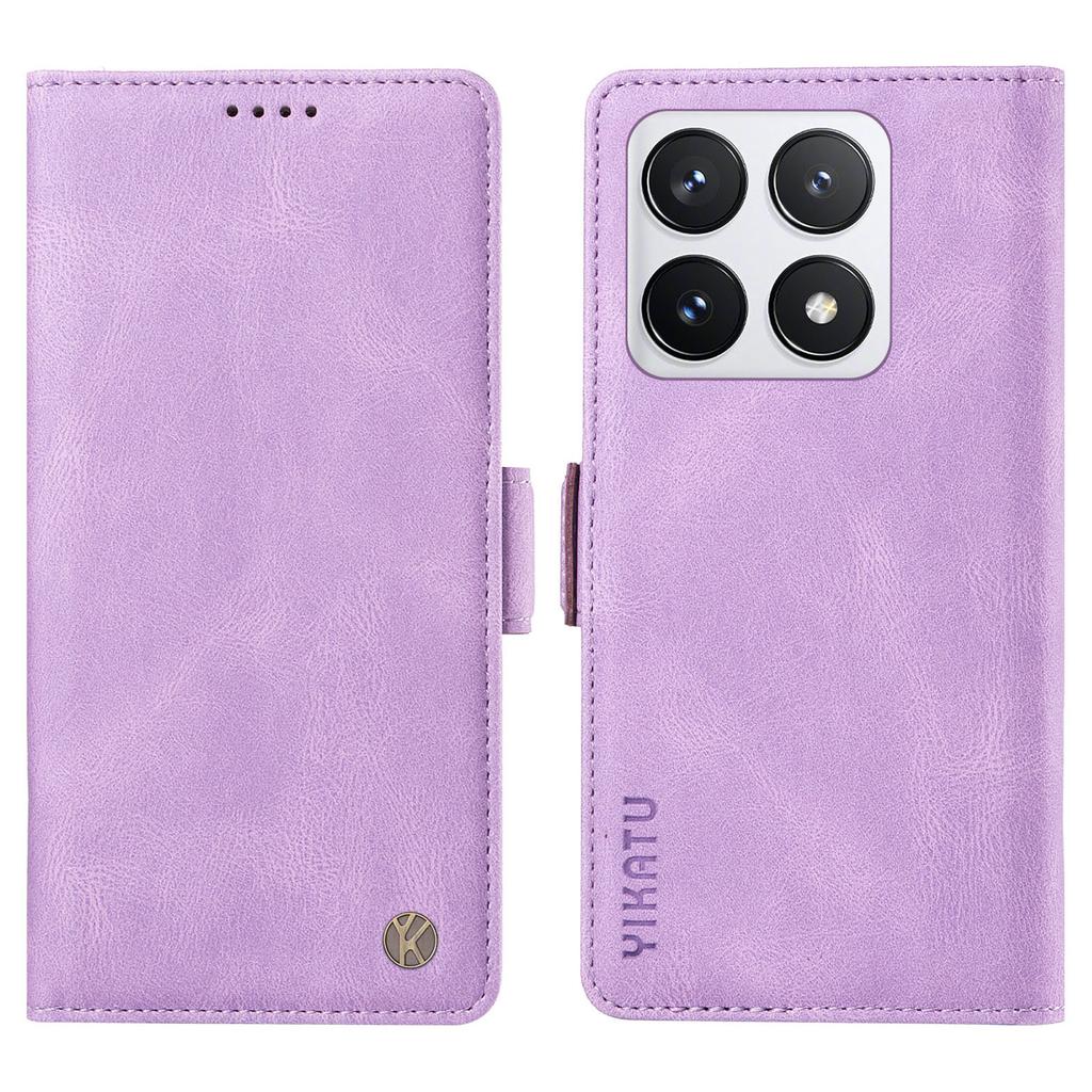 YIKATU YK-005 For Xiaomi 14T Pro Case PU Leather Wallet Phone Cover Skin Touch Feeling