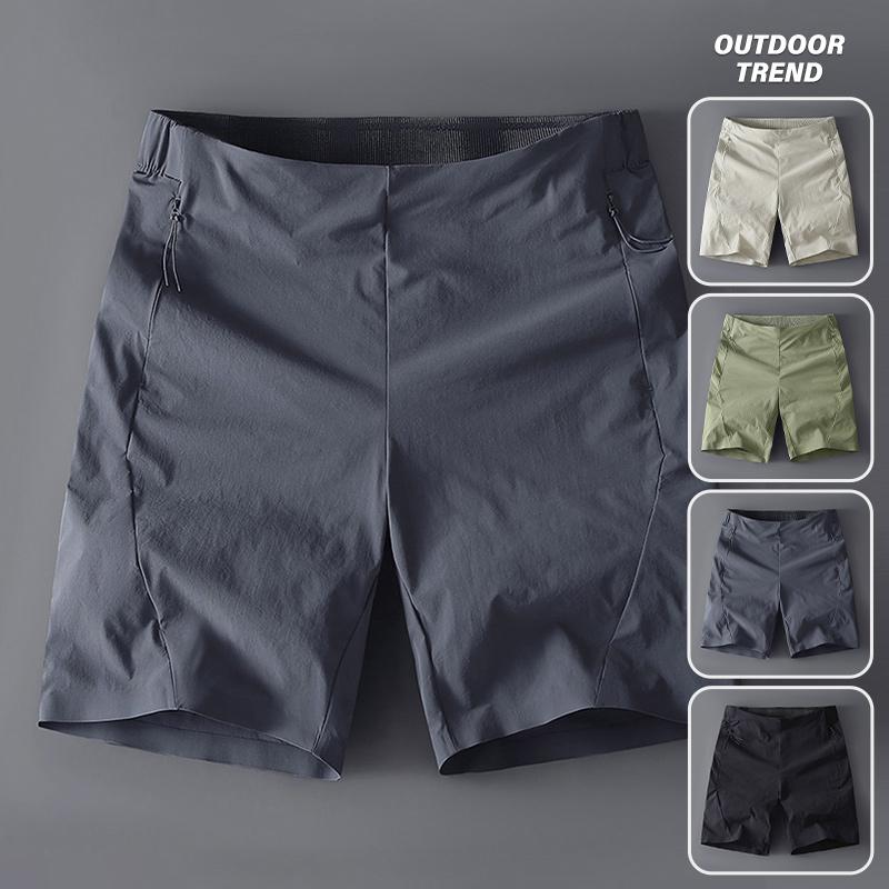 Summer Casual Men's Loose Straight Leg Five Quarter Pants Sports Shorts