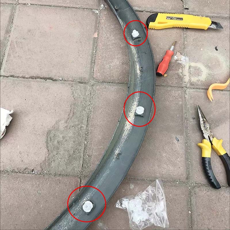 For Nissan Juke Murano X-Trail T31 Wheel Arch Trim Clips Wing Moulding 76847-JG00A 76882-JG10A