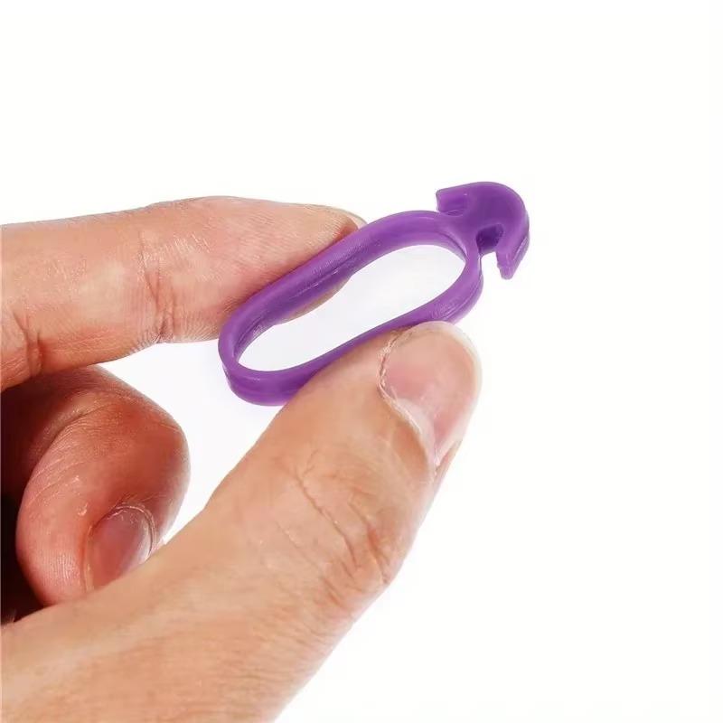 12ks Silikonový kroužek na zdobící sáček Sada Zdobený sáček silikonové upevnění Těsnicí Vázací šňůra Pečicí příslušenství