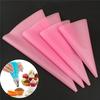 4pcs Confectionery Silicone Icing Piping Cream Pastry Bag Nozzle DIY Cake Baking Decorating Tools