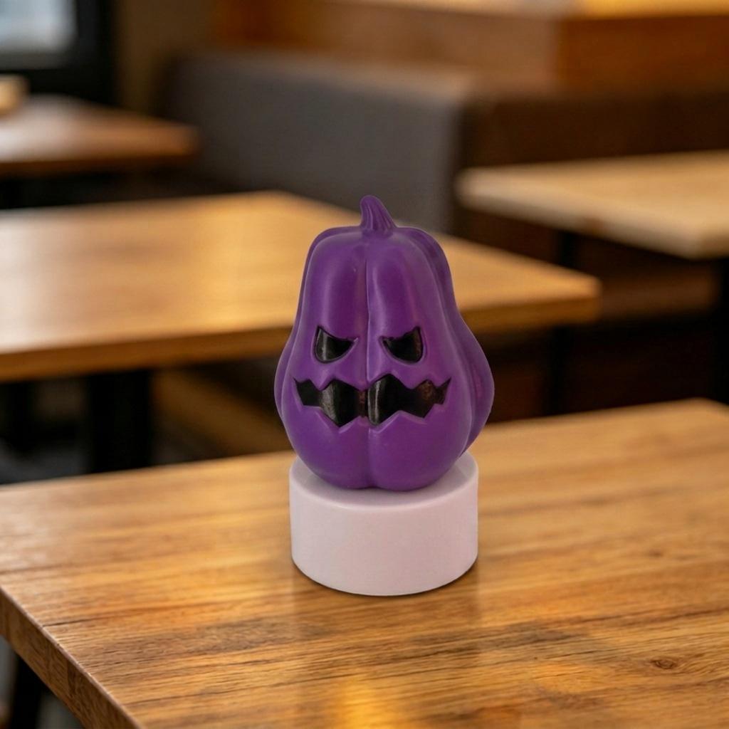 Halloween LED Candle Ghost Light, DIY Scene Decor Party Atmosphere Pumpkin Lantern