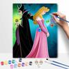 Disney Sleeping Beauty Oil Art Painting Kit Home Wall Decor Handmade Gift for Princess Fans Wall Art Canvas Decor DIY Painting Project