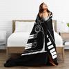 Front JDM Micra Racing Blankets Soft Warm Flannel Throw Blanket Cover for Bed Living room Picnic Travel Home Couch