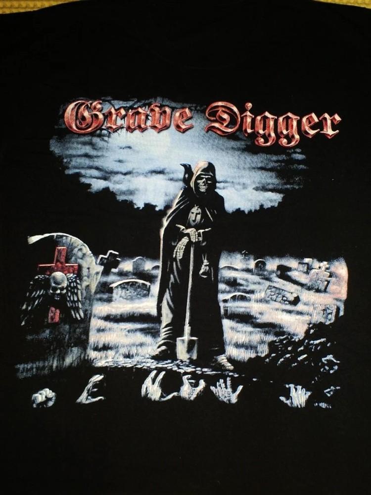 

GRAVE DIGGER The Grave Digger TShirt Short Sleeve Cotton Black S to 5XL SN272 Unisex T-Shirt XL