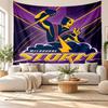 Melbourne Storm Wall Tapestry, Soft Fabric Wall Hanging, Decorative Backdrop For Bedroom Home Wall Art