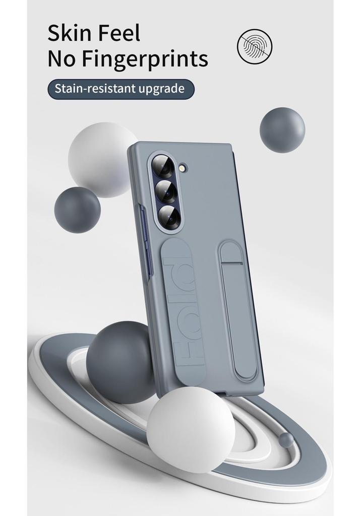 Etui do Samsung Galaxy Z Fold7/6: Zintegrowana podstawka, folia i pasek na nadgarstek do Fold5/4.