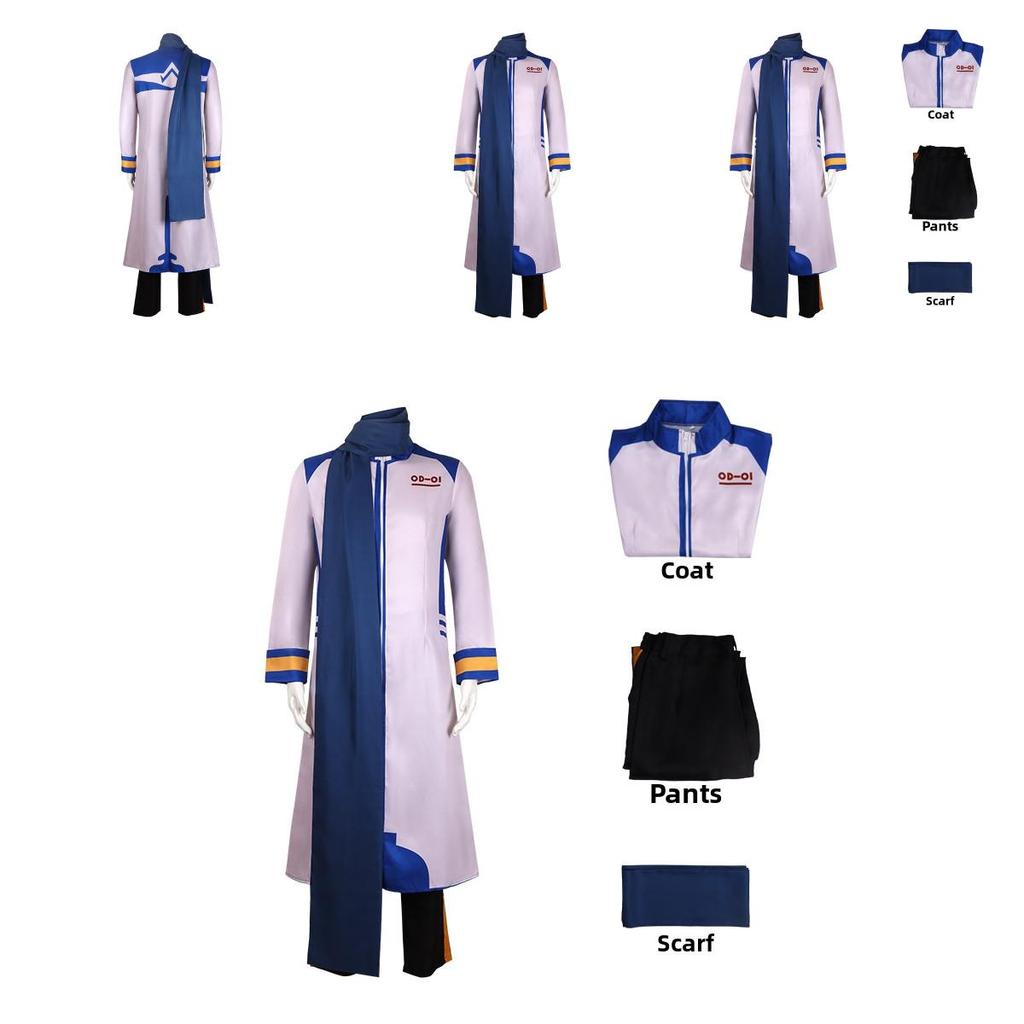 Vocaloid Kaito Cosplay Costume Anime Streetwear Polyester For Convention Apparel