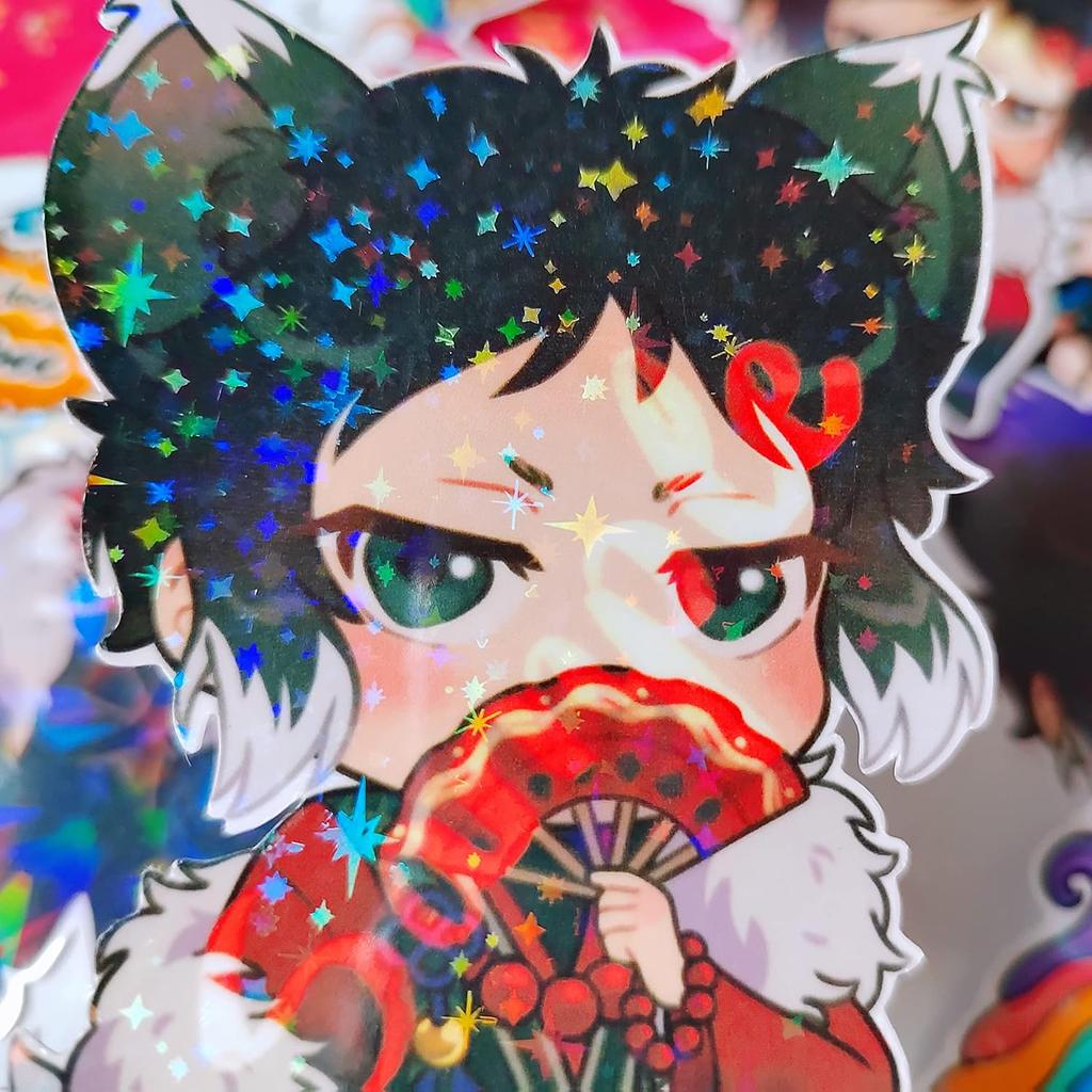 20 Sheets Stars Holographic Sticker Paper A4 Size Rainbow Laminating Film Holographic Self-Adhesive Laminted Film