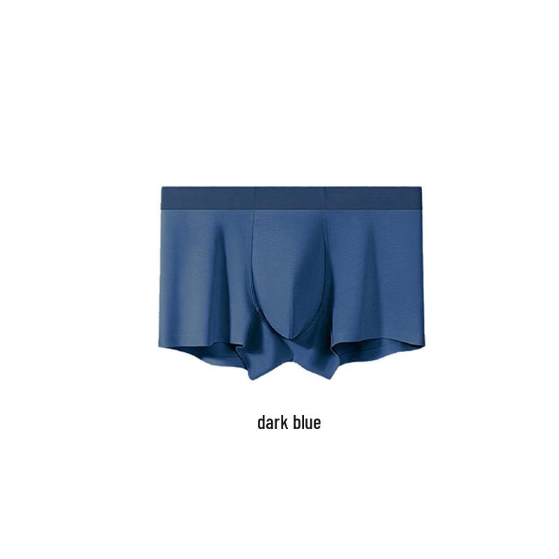 Men's Antibacterial Breathable Cotton Sports Boxer Briefs - Plus Size