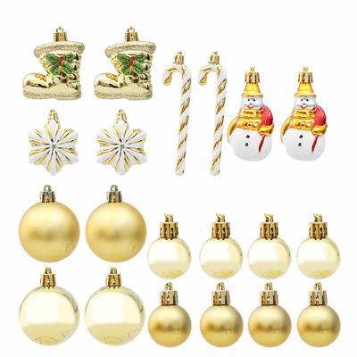 29/20Pcs Christmas Tree Balls Hanging Pendant Candy Cane Pine Cone Ornament Set Christmas Home Decoration 2025 Navidad New Year