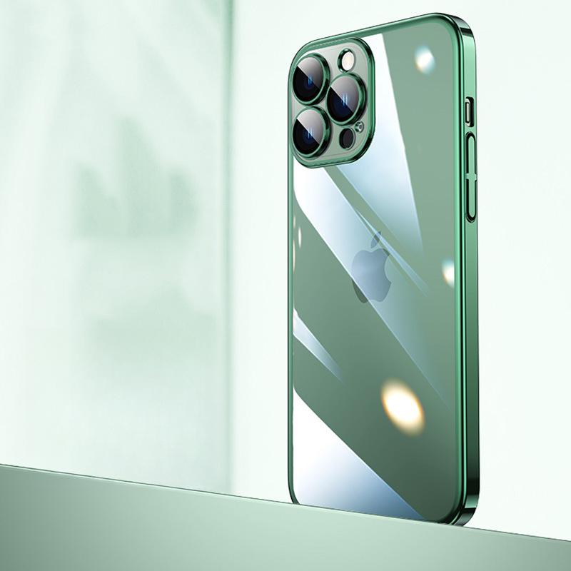 Anwendbar auf Apple 16 Handyhülle Vollumschließend Einfach PC Galvanisiert IPhone 15 Promax Schutzhülle Transparent 14/13 Hart