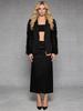2026 Spring Women's Retro Pleated Mesh Spliced Suit Jacket