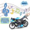 1/14 Kawasaki Miami Motorcycle Toy, with Light and Music Toys Motorcycle Diecast Models, Toy Motorcycles for Boys, Toy Motorcycle for Kids 3-9