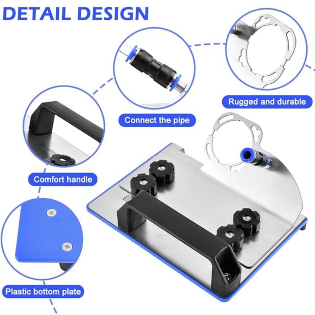 Angle Chamfer Tool for Finely Cut Stand Holde / Saw Blade,Tile Cutting Efficient Angle Bracket Tiling for Type 100 Angle Grinder
