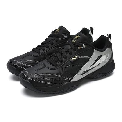 FOUNTAIN Shoes Wear Resistant And Lightweight Low Top Casual Shoes Men's Black Silver F12M531105FBL