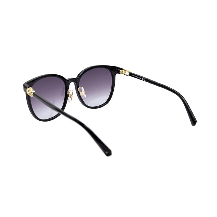 Swarovski Elegant Socialite Series Beautiful Minimalist Oval Sunglasses Women Sunglasses SK0316-D-01B