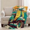 Blanket Throw Super Cosy Plush V-VespaS-ES Cool Living Room Sofa Couch Childish Italy Birthday Gifts
