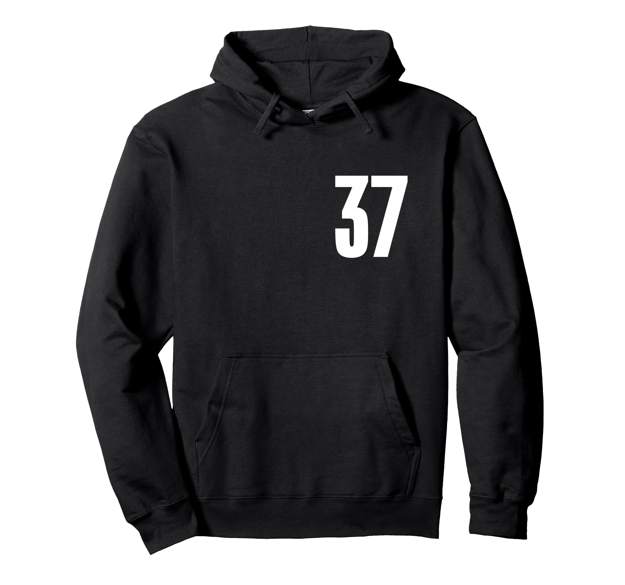 

Number Thirty Seven #37 Sports Team Uniform Birthday 37 Hoodie