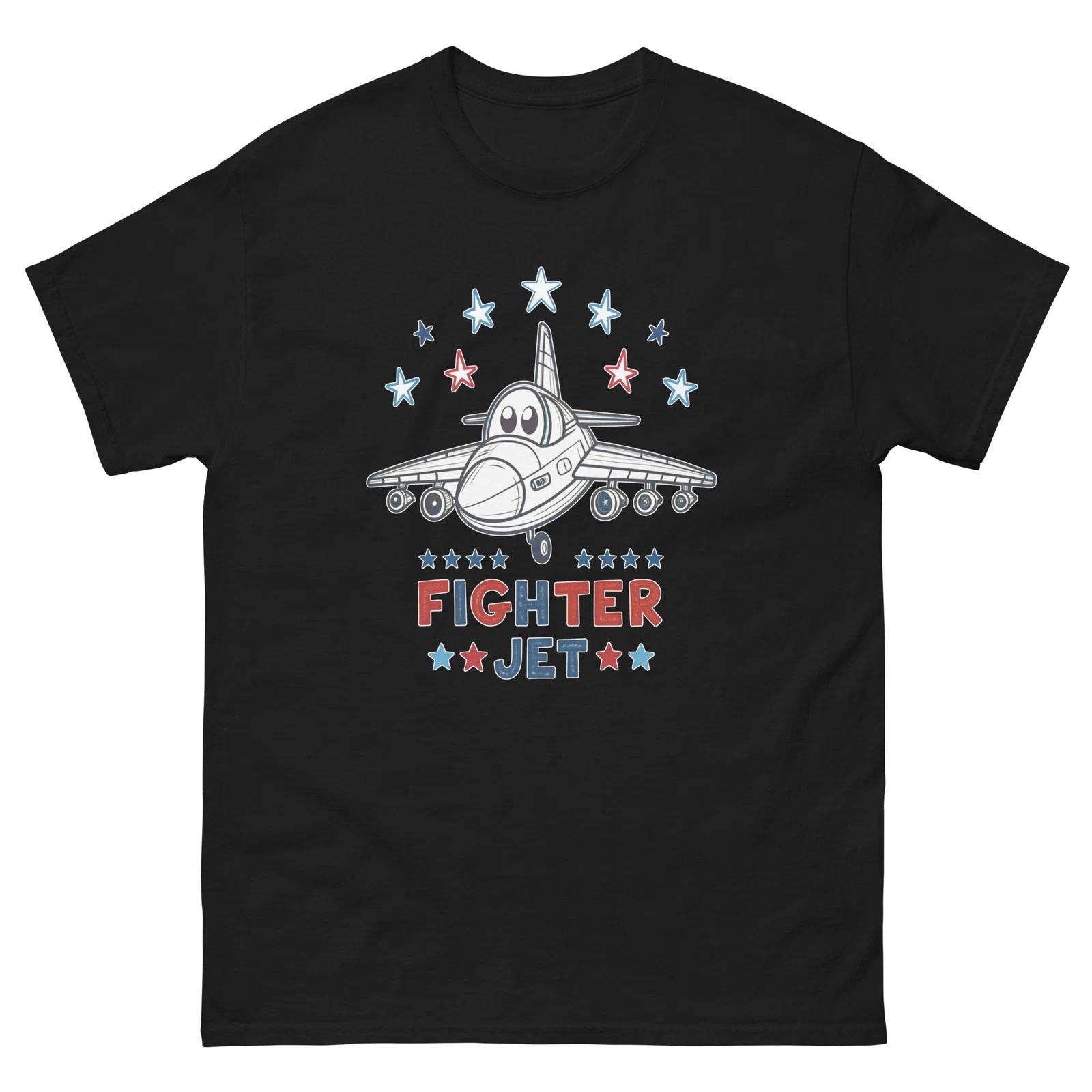

Fighter Jet Transportation Vehicle Illustration T-Shirt 3XL