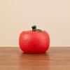 Simulated Fruit Ashtray with Lid Heat-resistant Resin Persimmon Ash Holder Ornament Home Office Outdoor Decorative Ash