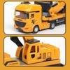 Truck Car Engineering Truck Model Simulation Mixer Truck Toys Excavator Model Toy  For Children