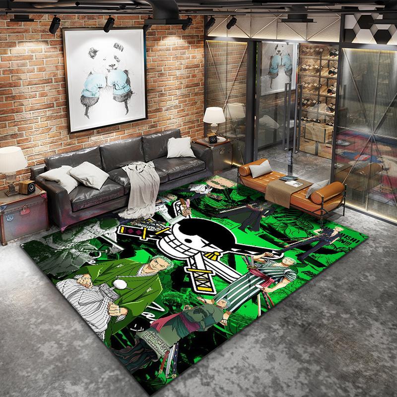 Roronoa Zoro Carpet Rug For Living Room Bedroom Home Sofa Decoration,kids Play Nonslip Floor Mat