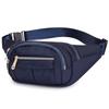 Women's fashionable waist bag, multifunctional outdoor waist bag with multiple zipper compartments and adjustable shoulder strap