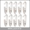 10Pcs Multifunctional Clip Kitchen Storage Hook Curtain Clip Hanging Plastic Clip Coat Clip Home Storage Hook Wall Hook