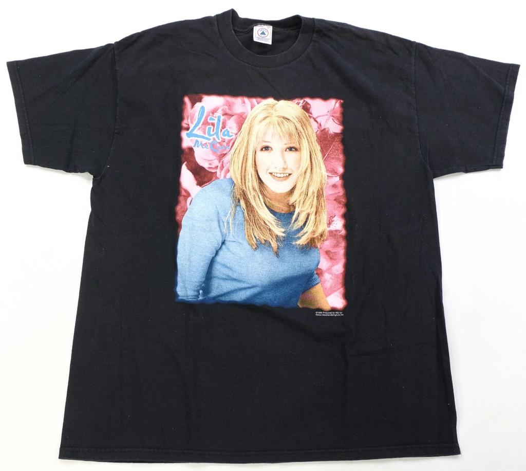 Rare VTG DELTA Lila McCann Something In The Air 1999 Tour T Shirt 90s Black XL
