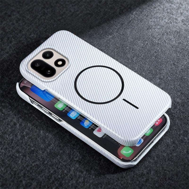 For OnePlus 15 Case Hard PC Carbon Fibre Magnetic MagSafe Protective Back Cover Cases For OnePlus 15 15R 13 13R 13T 12R Shell