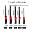 Car Wash & Detail Brush Set for Gaps, Wheels, Air Vents, and Grills