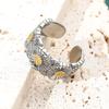 Fashionable Sunflower Ring Sunflower Flower Open Ring Jewelry Fashion