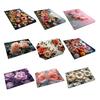 3D Visual Flower Floor Mat Soft Absorbent Diatom Mud Door Mat Non-Slip Bath Rugs for Tub Bathroom Kitchen