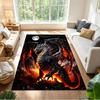 Mystic Dragon In Storm Non-Slip Home Carpet Design for Office Decor Living Room Bedroom Gift