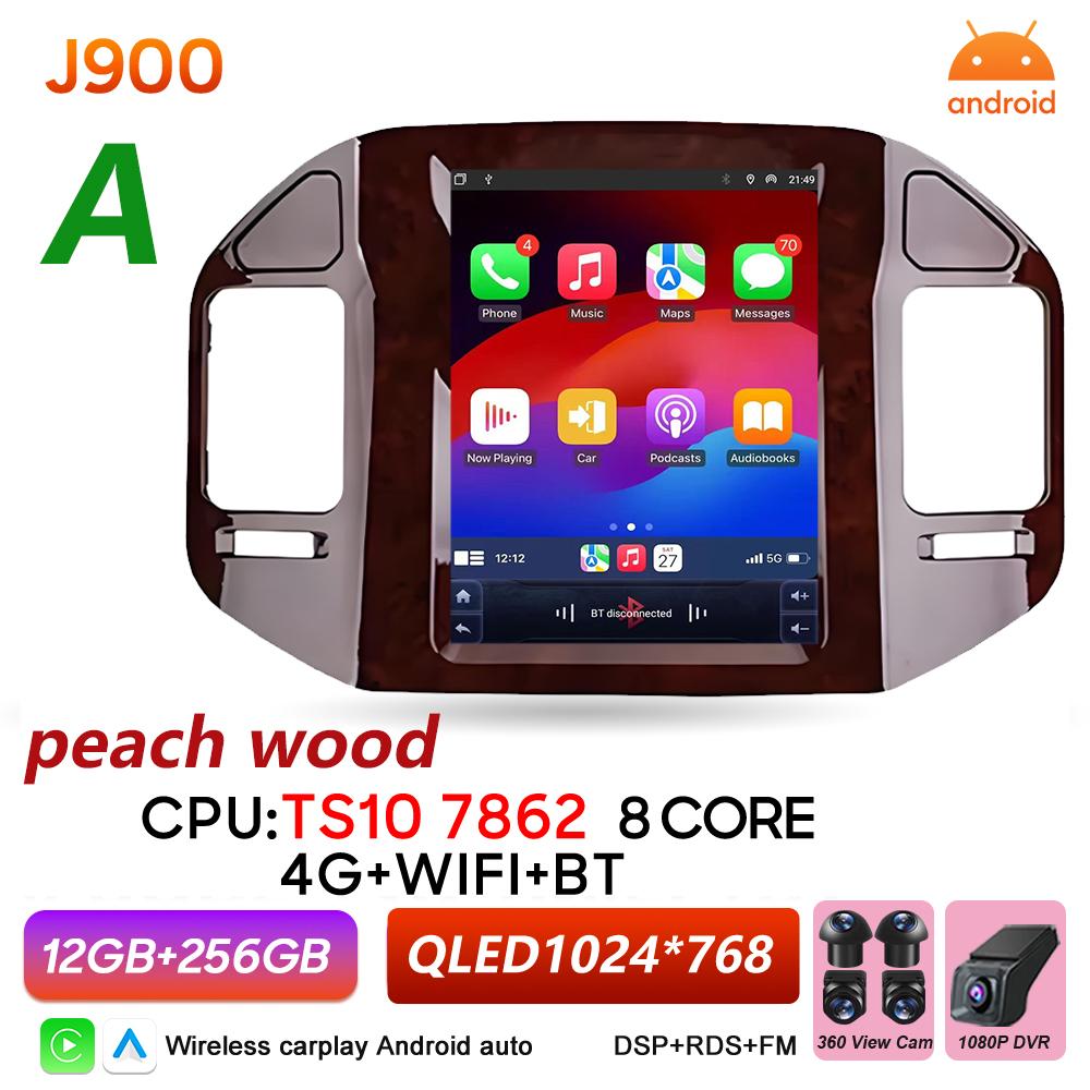 Android 16 Car Radio For Mitsubishi Pajero 3 V60 V68 V73 1999-2011 Multimedia GPS Navigation Carplay Auto BT Stereo DSP RSD Wifi