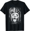 Tricou Unisex Amuzant Patriot Pitbull Steagul American Iubitor de Câini Cadou