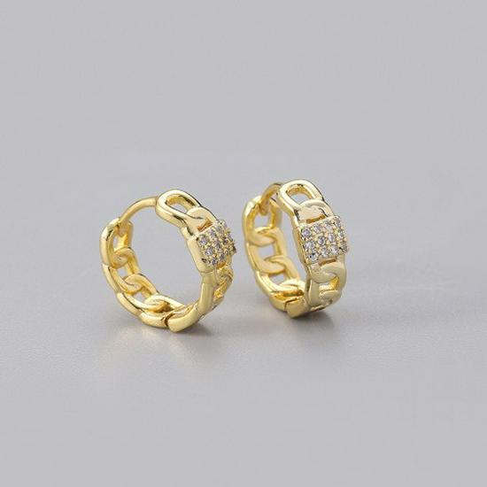 Korean Style Geometric Circle Earrings: Elegant, Versatile Ear Jewelry for Women and Students